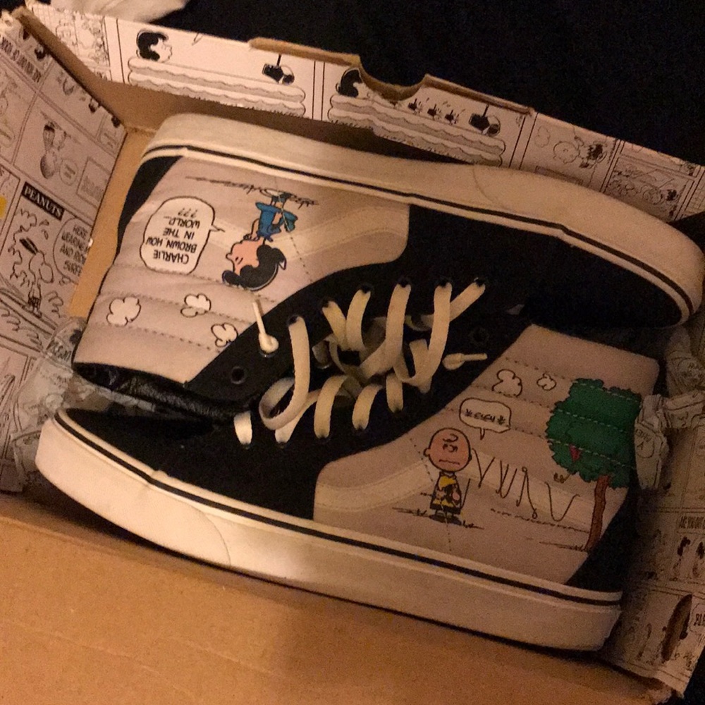 Vans x peanuts “Charlie kite” limited edition
